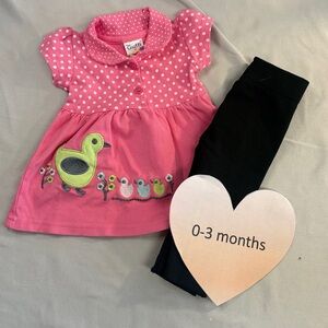 Capelli NY and Guffi - 2 piece newborn set. Size 0-6 months